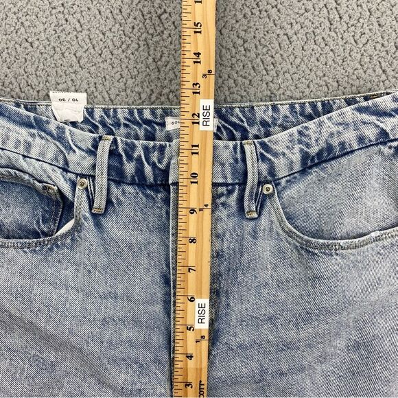 Good American Good Heritage Destroyed Straight Leg Relaxed Jeans  |  Size: 10/30 - Picture 10 of 14